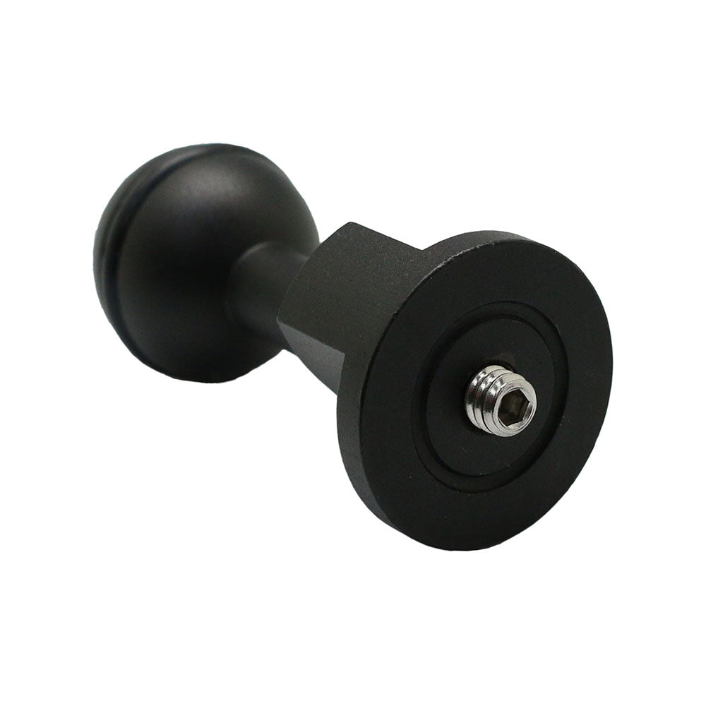 Male 1/4"-20 to 1" Ball adapter Size: 2.5"/6.9cm - Image 2