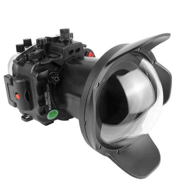 Sony A9 II PRO FE16-35mm F2.8 GM (zoom gear included) UW camera housing kit with 6" Dome port V.2 (Including standard port).Black