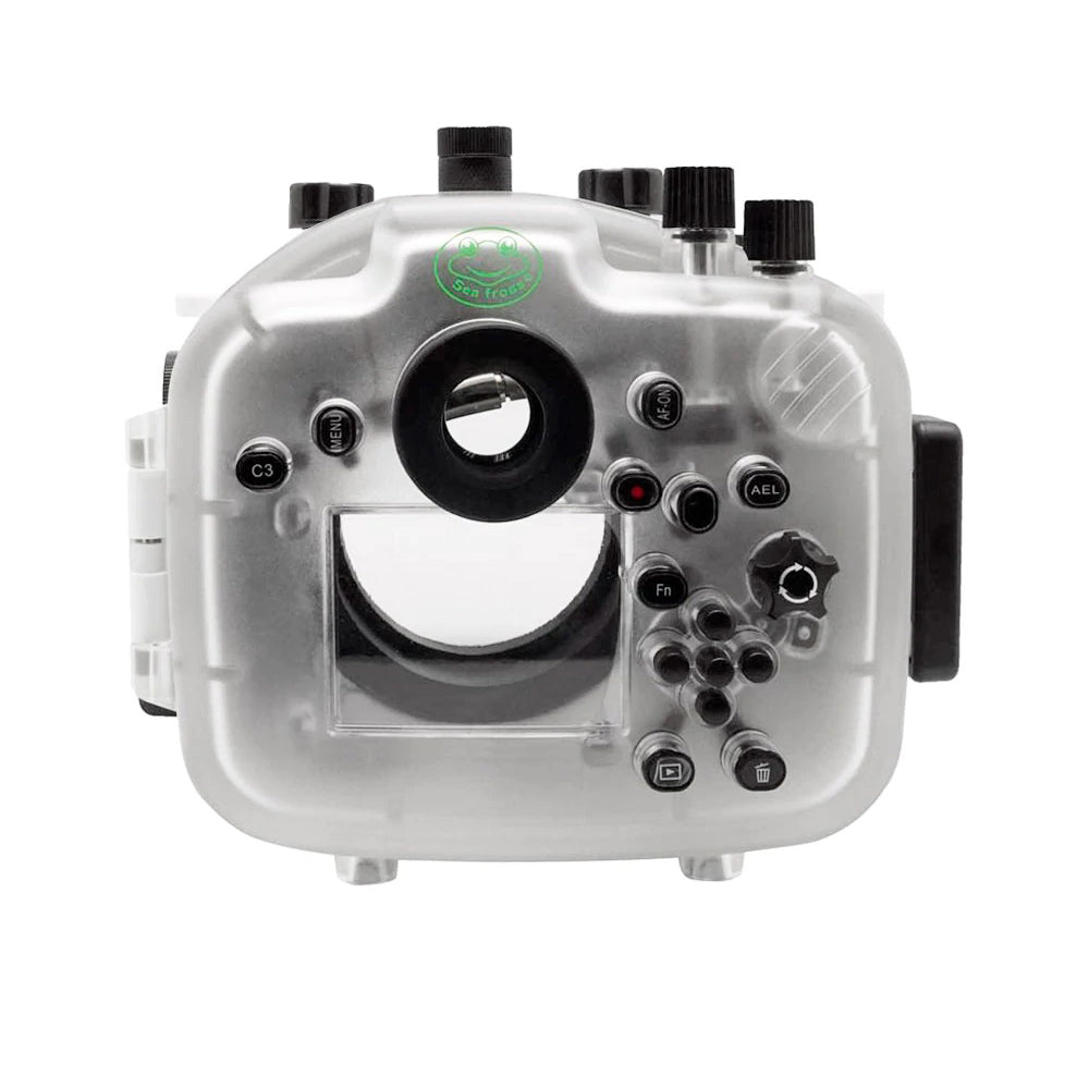 Sea Frogs 40M/130FT Underwater camera housing A9 PRO v3 for Sony A9 Camera kit with 6" Dome port V.1 (without Flat port). White - Image 4