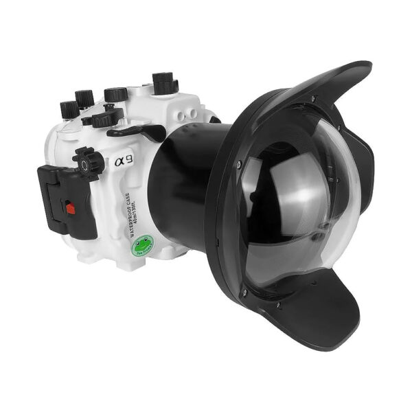 Sony A9 PRO V.3 Series FE16-35mm F2.8 GM (zoom gear included) UW camera housing kit with 6" Dome port V.2 (and standard port).White