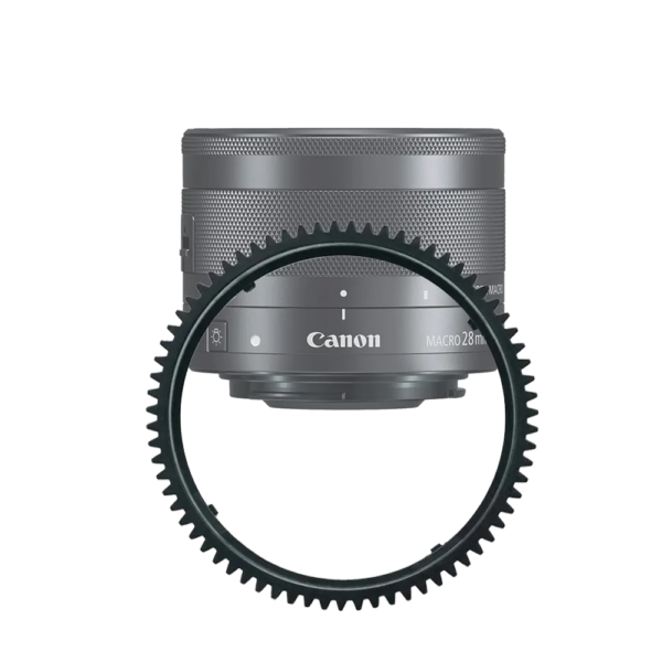 Focus Gear for Canon EF-M 28mmMacro F3.5 Lens