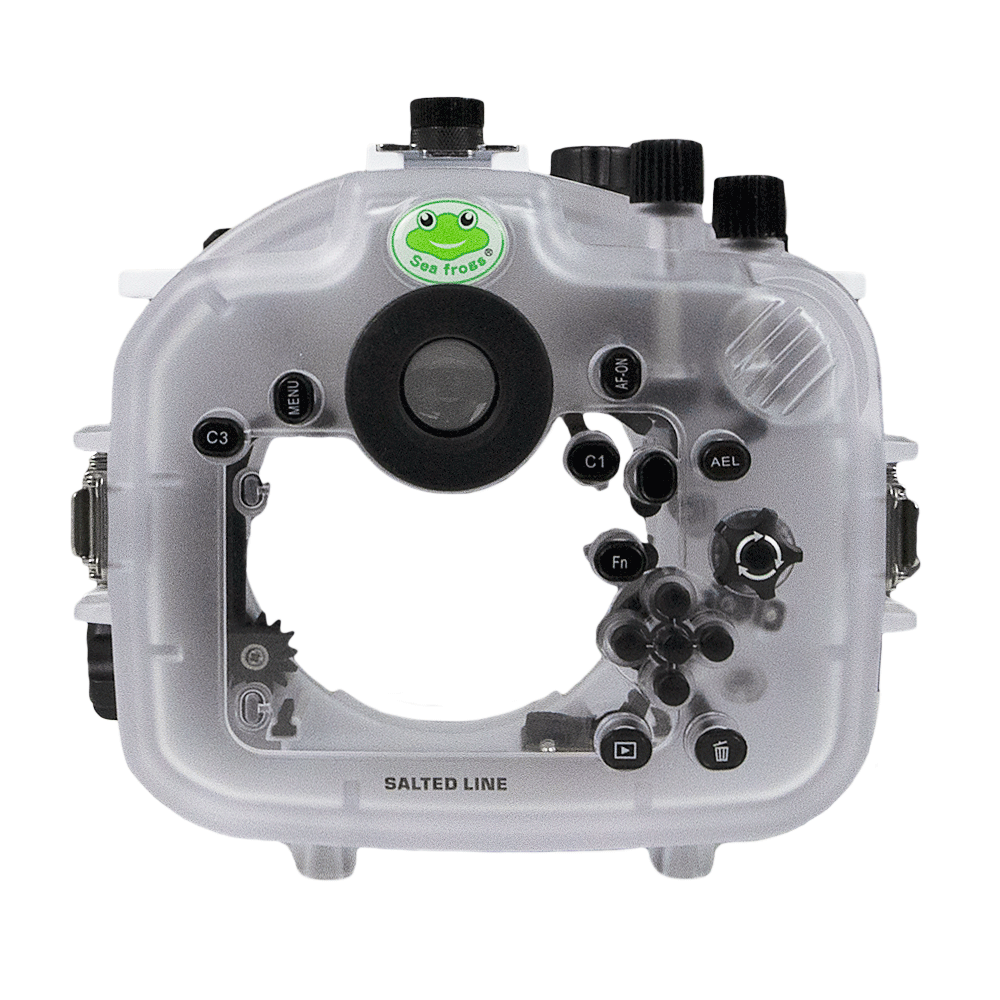 Sea Frogs Salted Line Series Sony A1 40M/130FT Waterproof camera housing, body only. White - Image 4