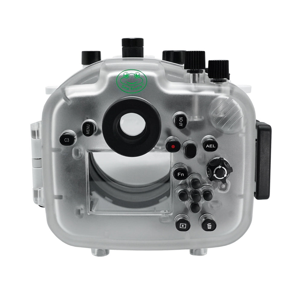 Sony A7R IV 40M/130FT UW camera housing kit with 6" Dome port V.1 (Without Flat port).White - Image 2