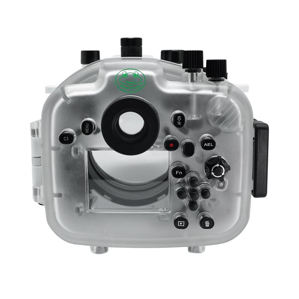 Sony A7R IV 40M/130FT FE12-24mm f4g UW camera housing kit with 6" Optical Glass Dome port V.10 (without flat port) Zoom rings for FE12-24 F4 and FE16-35 F4.White - Image 2