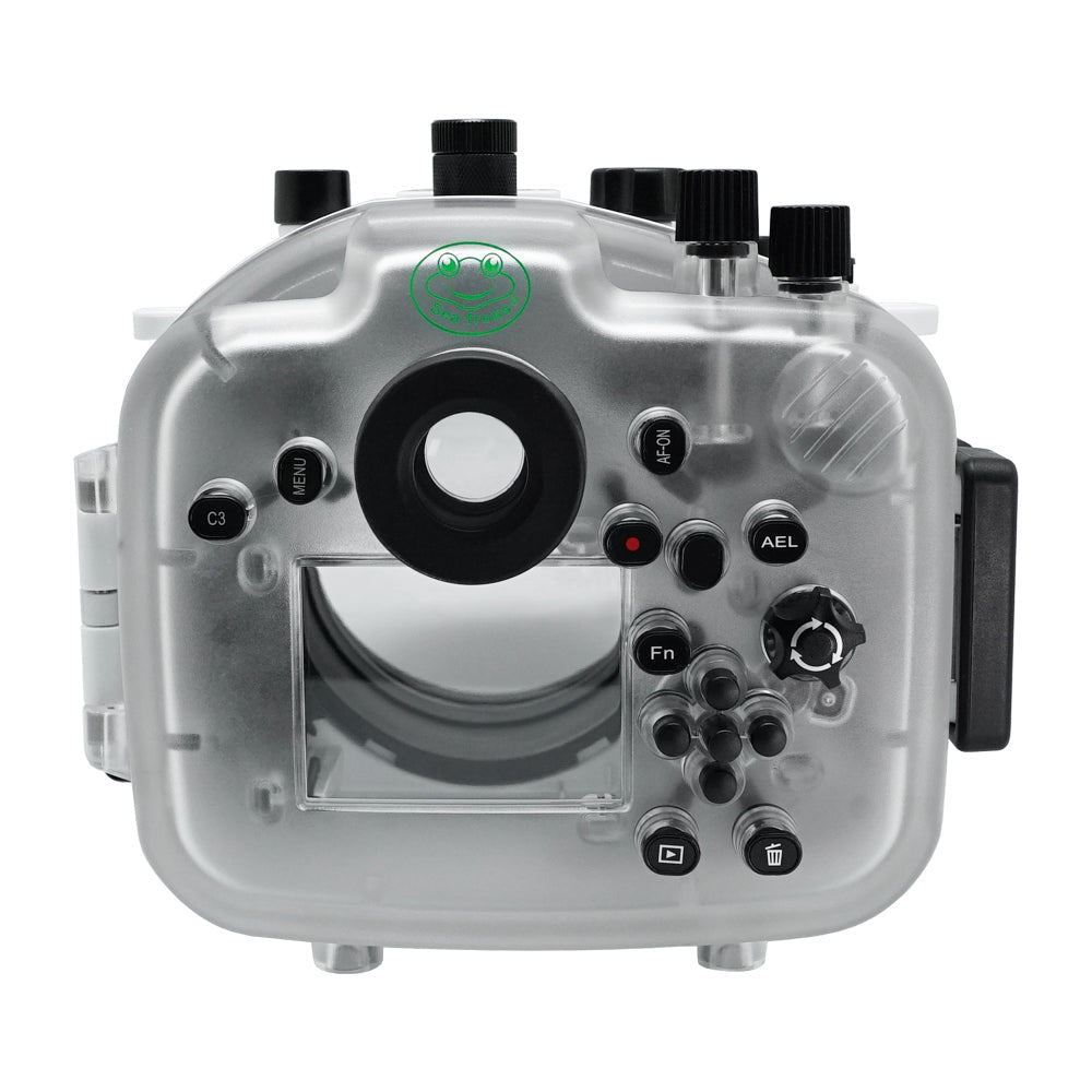 Sony A9 II Underwater camera housing with 6" Optical Glass Flat Long Port for SONY FE24-70 F2.8 GM (and standard port).White - Image 4