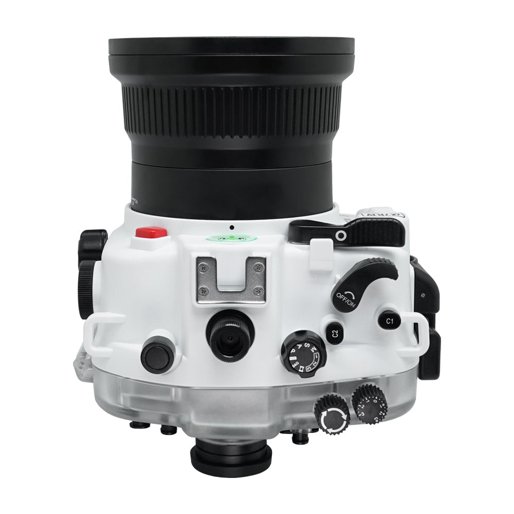 Sony A7R IV 40M/130FT UW camera housing kit with 6" Dome port V.7 (and standard port).White - Image 5