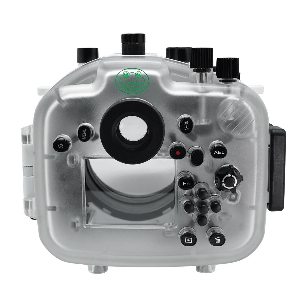 Sony A9 II FE12-24mm f4 UW camera housing kit with 6" Optical Glass Dome port V.10 (without standard port) Zoom rings for Sony FE12-24 F4 and FE16-35 F4.White - Image 2
