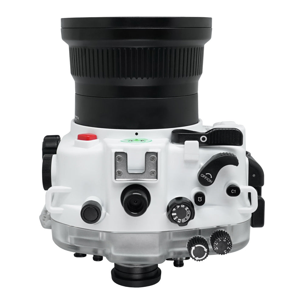 Sony A9 II 40M/130FT Underwater camera housing with Zoom ring for FE16-35 F4 included.White - Image 4