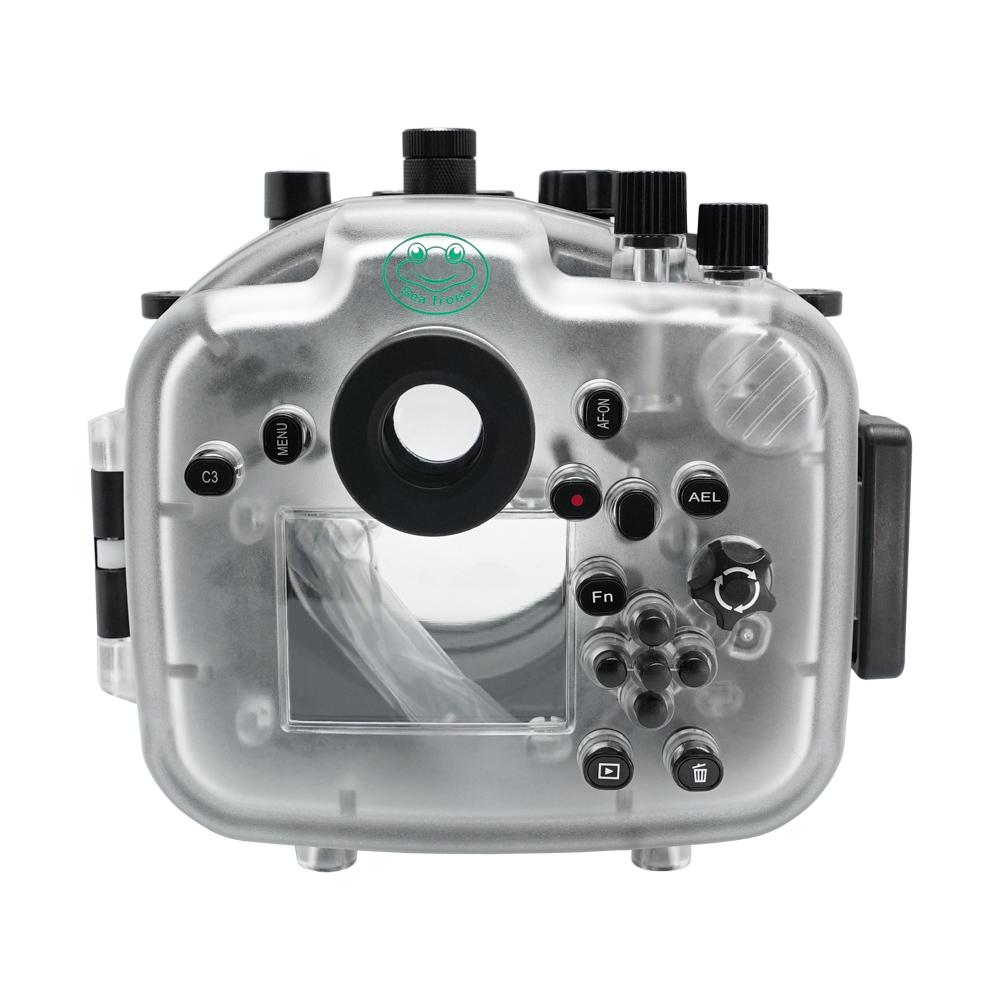 Sony A9 II PRO FE12-24mm f4 UW camera housing kit with 6" Optical Glass Dome port V.10 (without standard port) Zoom rings for Sony FE12-24 F4 and FE16-35 F4.Black - Image 2
