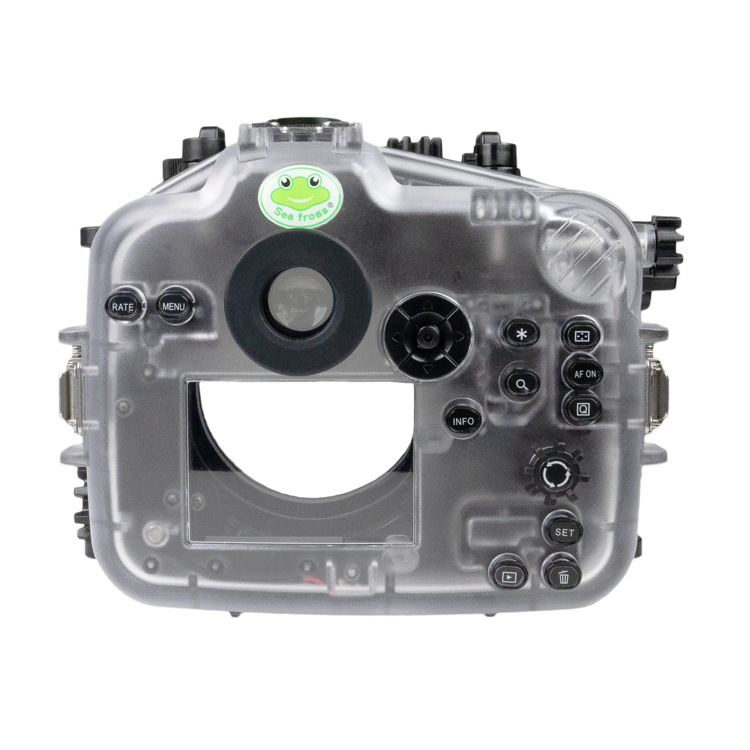 SeaFrogs 40m/130ft Underwater camera housing for Canon EOS R6 Mark II with 8" Dry Dome Port (RF 14-35mm f/4L) - Image 2