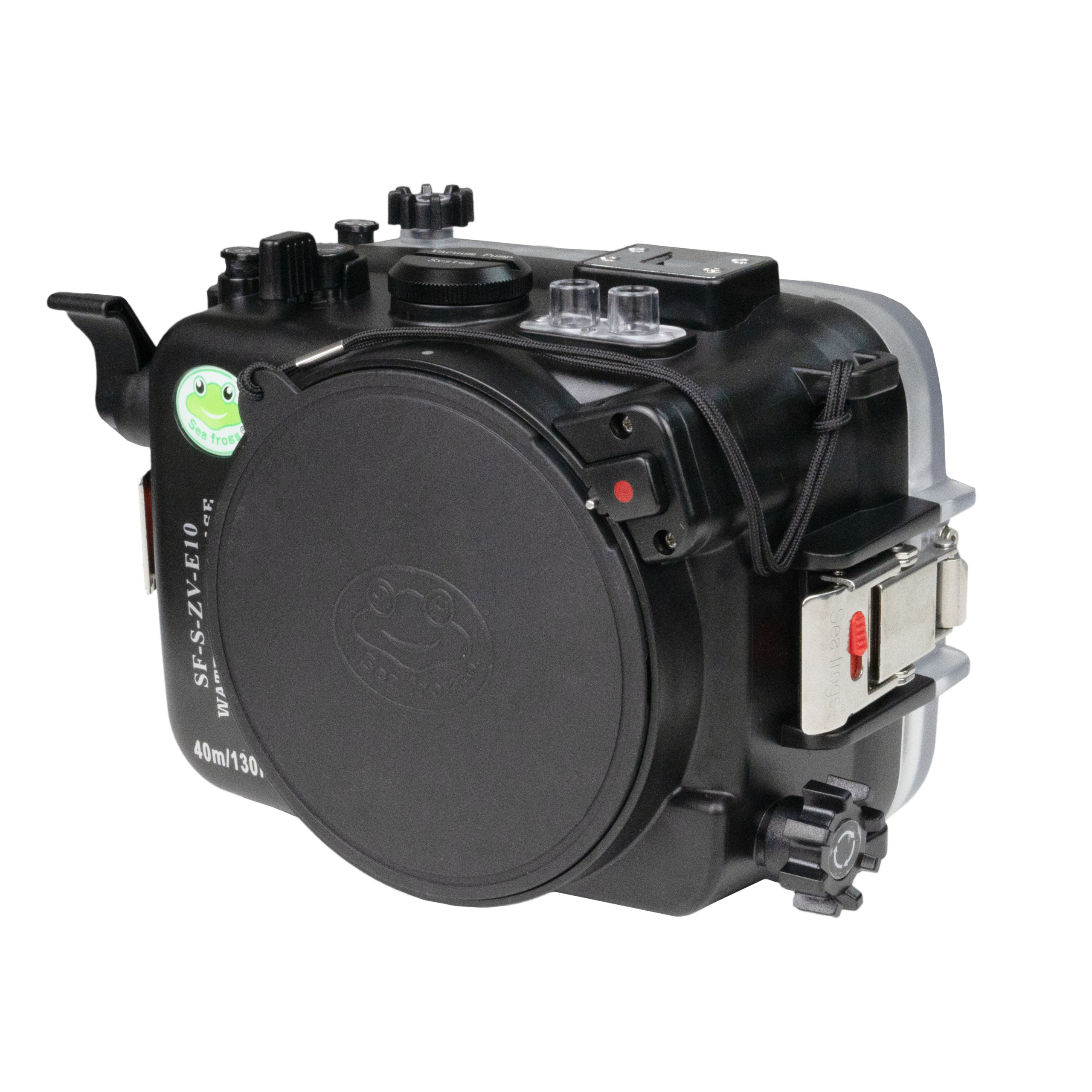 Sea Frogs Sony ZV-E10 40M/130FT Waterproof camera housing with 67mm thread flat port for Sony E16-50 PZ - Image 5