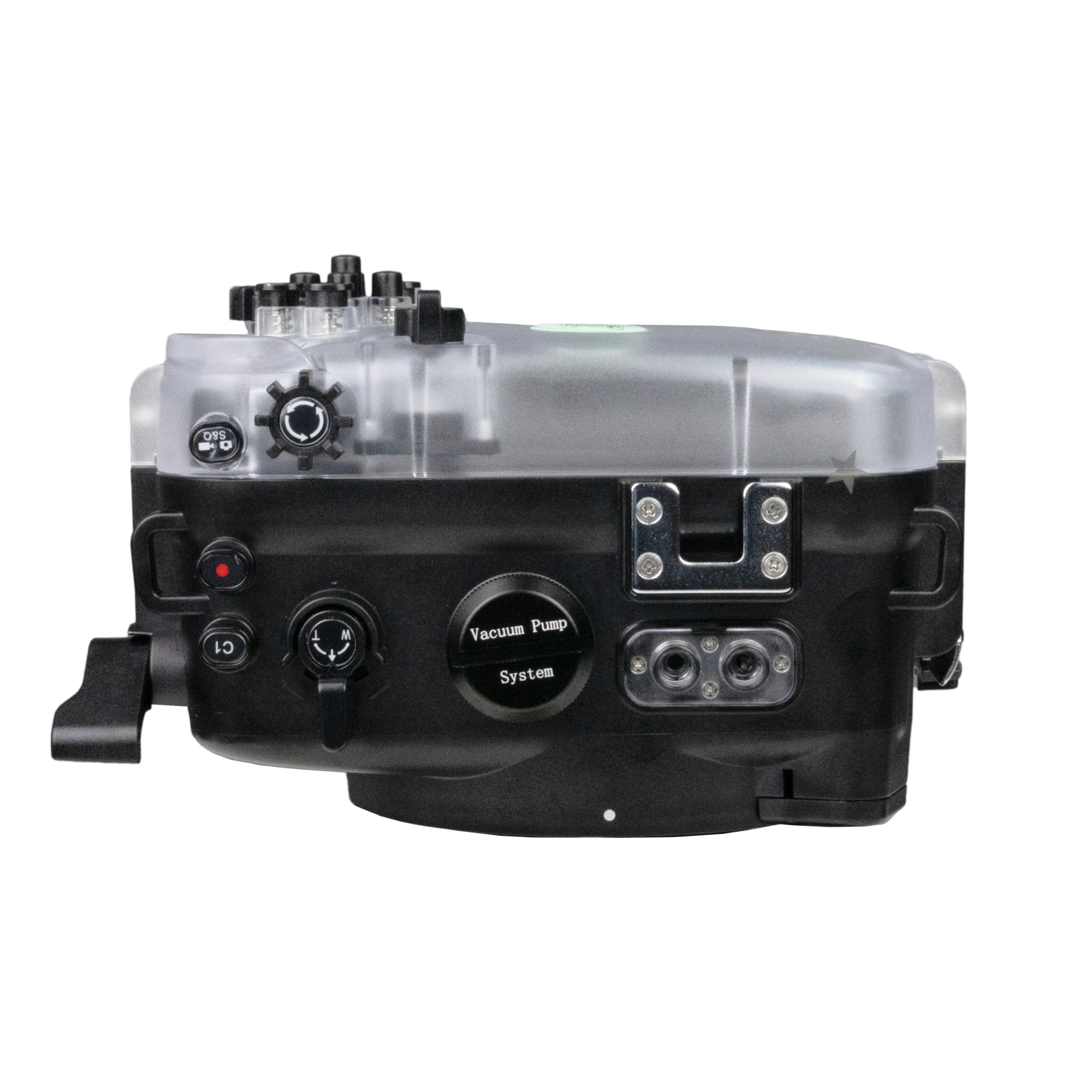Sea Frogs Sony ZV-E10 40M/130FT Waterproof camera housing with 6" Dome port V.7 for Sigma 18-50mm F2.8 DC DN (zoom gear included) - Image 3