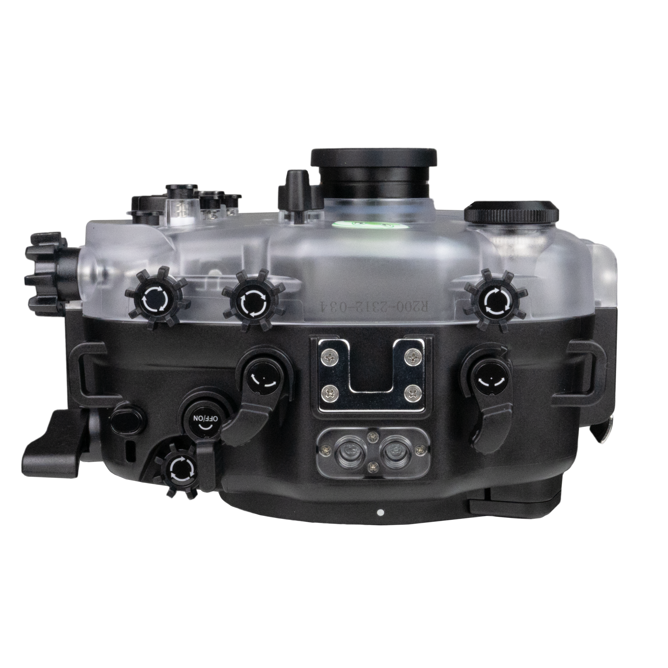 Fujifilm X-T5 40M/130FT Underwater camera housing with 6" Optical Glass Dome Port. XF 18-55mm - Image 3