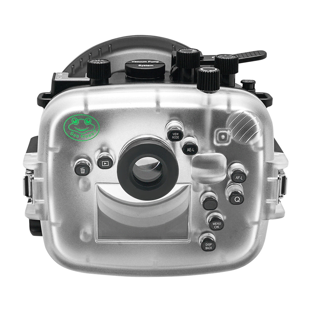 Fujifilm X-T30/X-T30 II 40m/130ft SeaFrogs Underwater Camera Housing with 6" dome port V.1 & Shutter Grip - Image 2