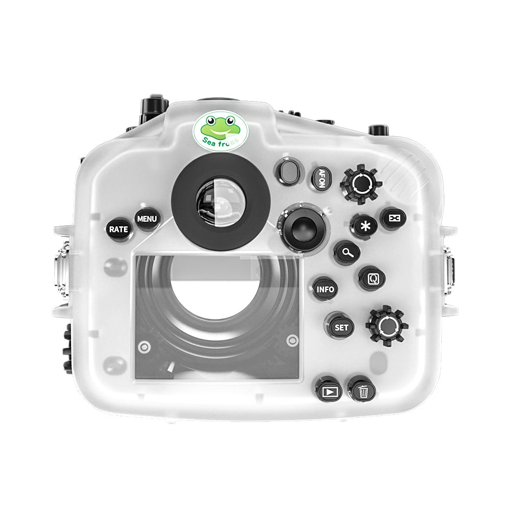 SeaFrogs 40m/130ft Underwater camera housing for Canon EOS R6 with 6" Short Flat Port (RF 14-35mm f/4L) - Image 2