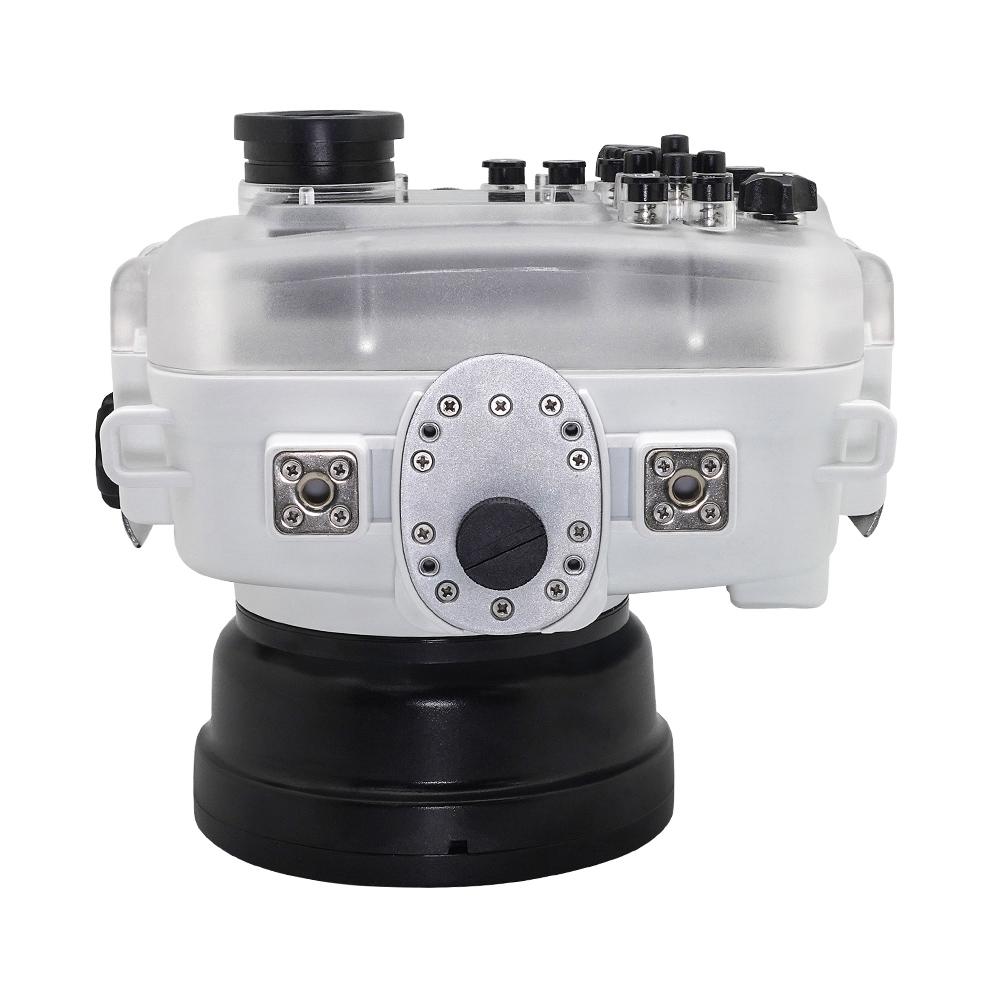 SeaFrogs UW housing for Sony A6xxx series Salted Line with Aluminium Shutter Grip & 6" Dry dome port (White) / GEN 3 - Image 5
