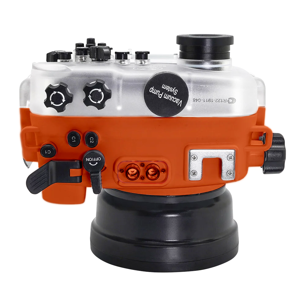 SeaFrogs UW housing for Sony A6xxx series Salted Line with 67mm threaded short / Macro port (Orange) / GEN 3 - Image 4