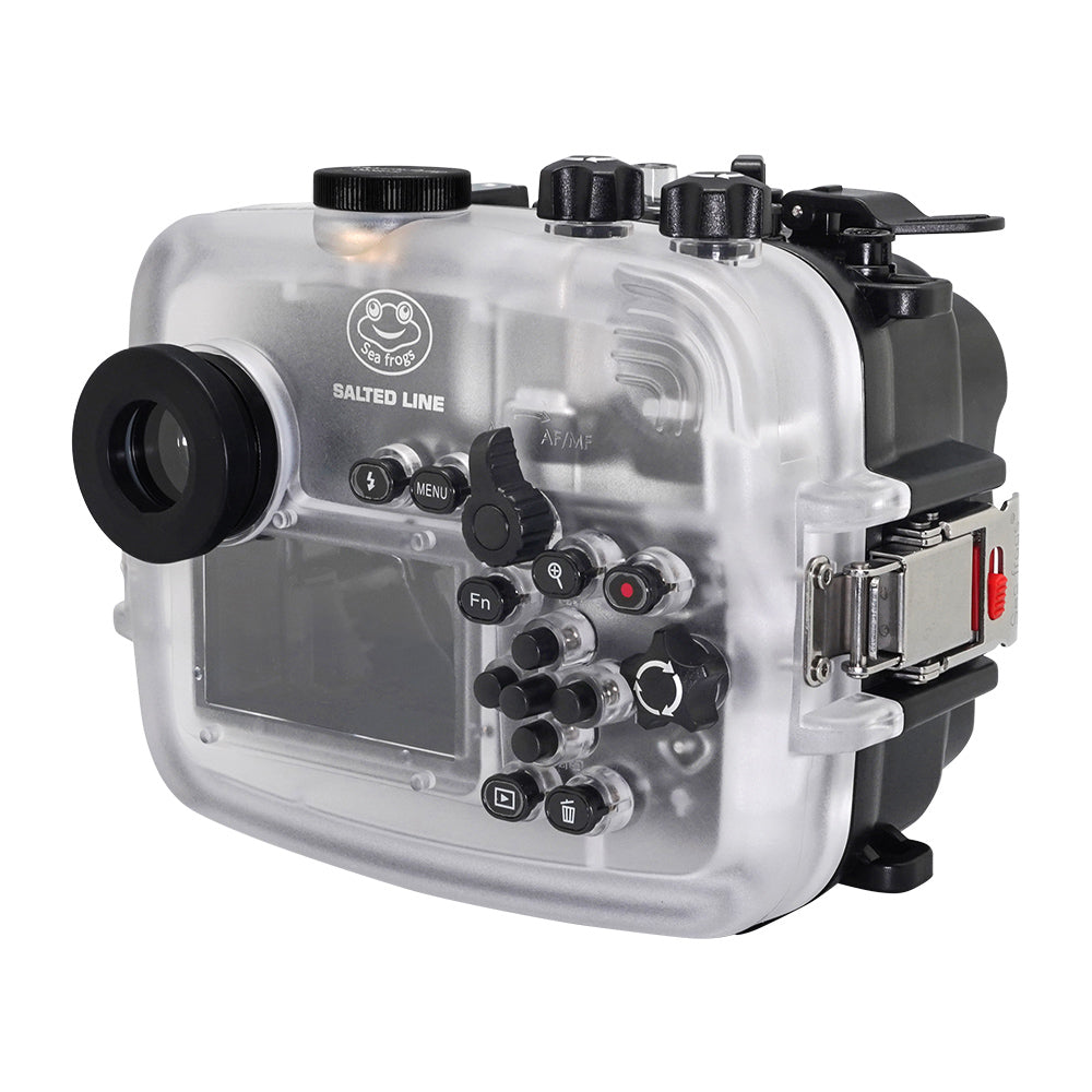 SeaFrogs UW housing for Sony A6xxx series Salted Line with Aluminium Shutter Grip & 4" Dry Dome Port (Black) / GEN 3 - Image 4