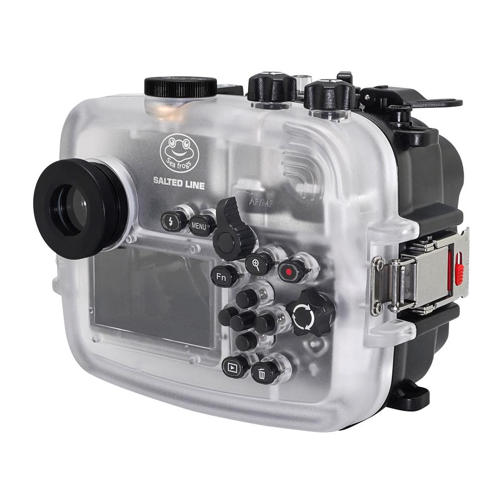 SeaFrogs UW housing for Sony A6xxx series Salted Line with Aluminium Shutter Grip & 6" Dry dome port (Black) / GEN 3 - Image 3