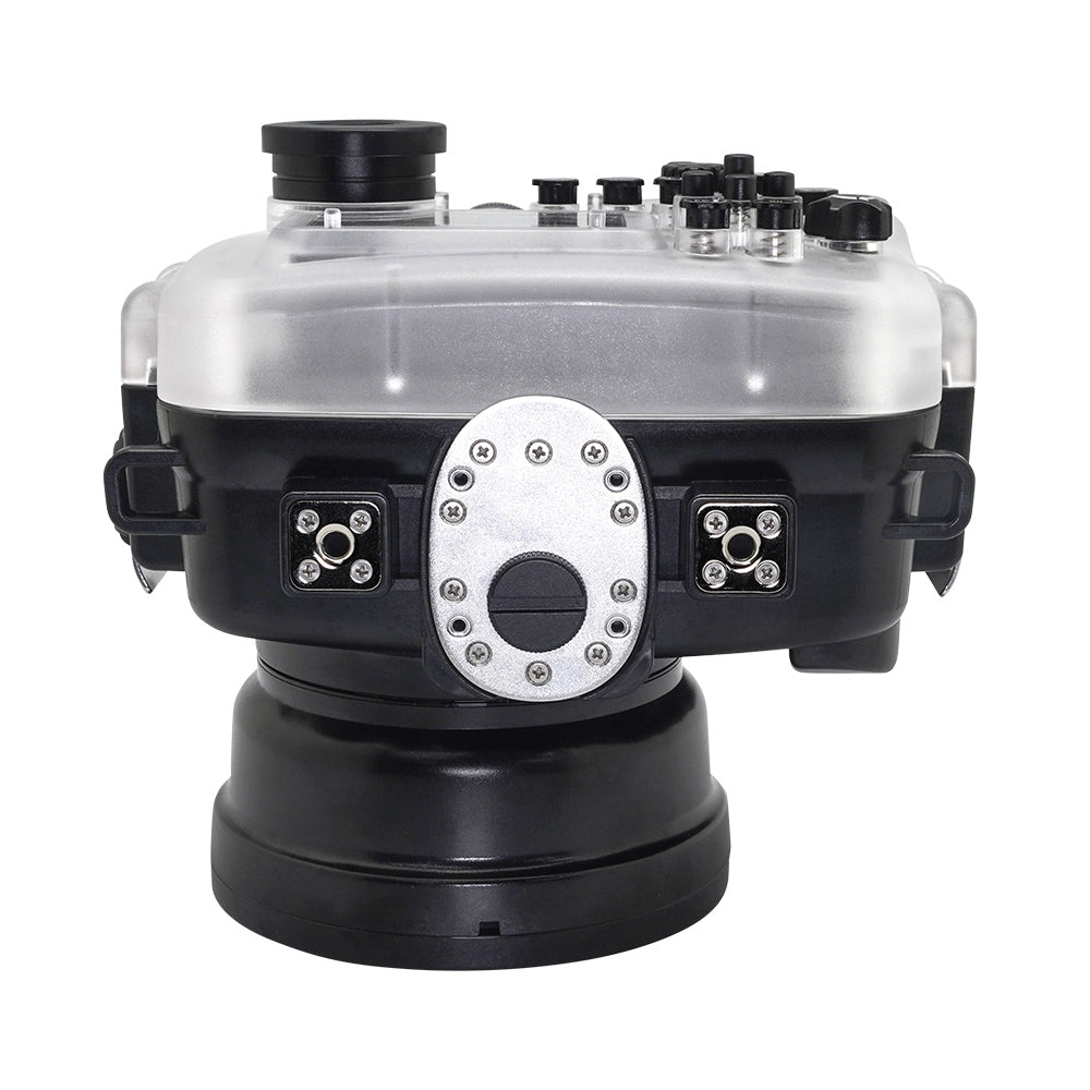 SeaFrogs UW housing for Sony A6xxx series Salted Line with shutter grip & 6" Optical Glass Dry dome port (Black) / GEN 3 - Image 5