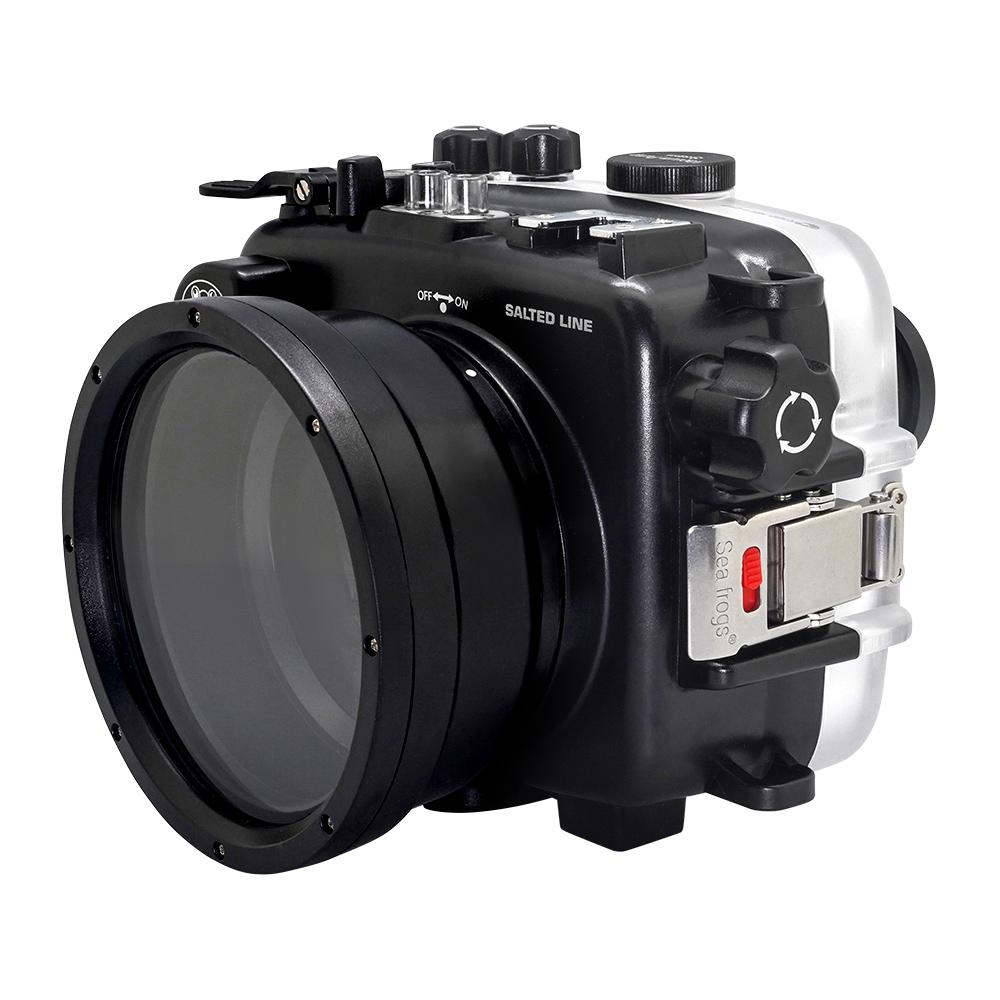 SeaFrogs UW housing for Sony A6xxx series Salted Line with Aluminium Shutter Grip & 6" Dry dome port (Black) / GEN 3 - Image 4
