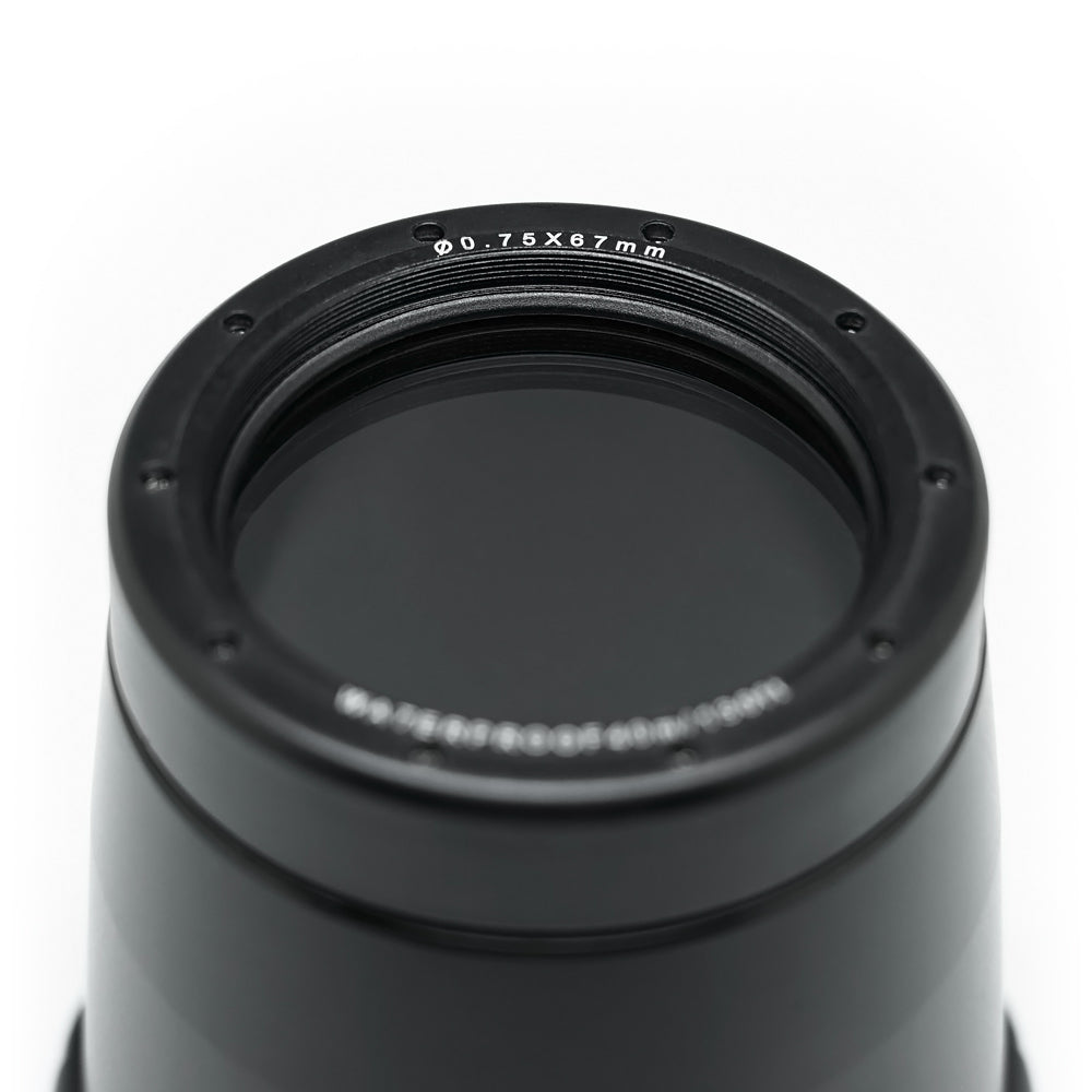 Sony A9 PRO V.3 series 40M/130FT UW camera housing with 67mm threaded flat port for Sony FE90 macro lens (focus gear included) without standard port.Black - Image 3