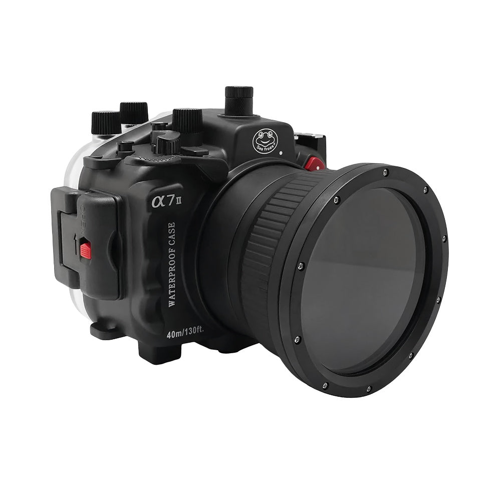 Sony A7 II NG V.2 Series UW camera housing kit with 8" Dome port (Including standard port). Black - Image 3