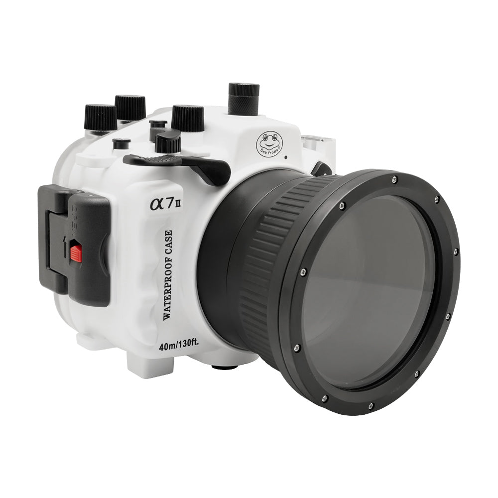 Sony A7 II NG V.2 Series UW camera housing with 6" Dome port (Including Standard port) White - Image 5