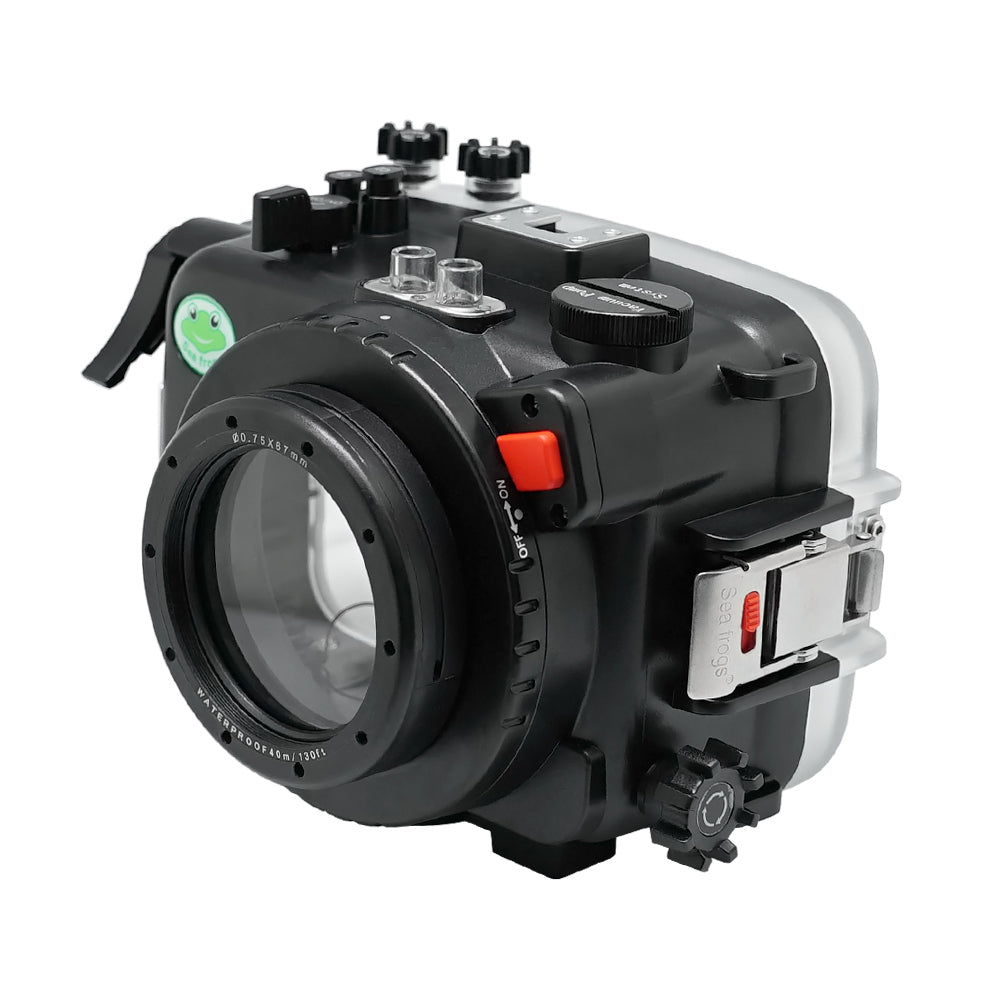 Sony A6600 40M/130FT Waterproof housing with 67mm thread port for E PZ 16-50mm lens (Zoom gear included). - Image 2
