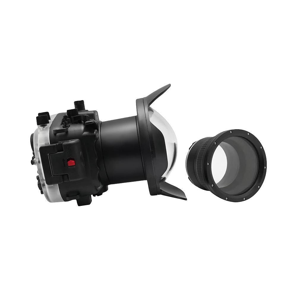 Sony A7 II NG V.2 Series UW camera housing with 6" Dome port (Including Standard port) Black - Image 2