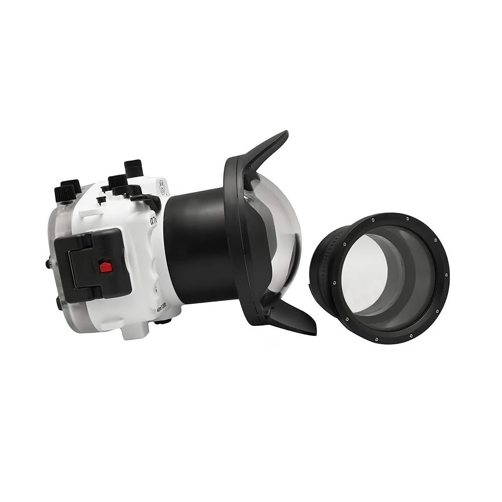 Sony A7 II NG V.2 Series UW camera housing with 6" Dome port (Including Standard port) White - Image 2
