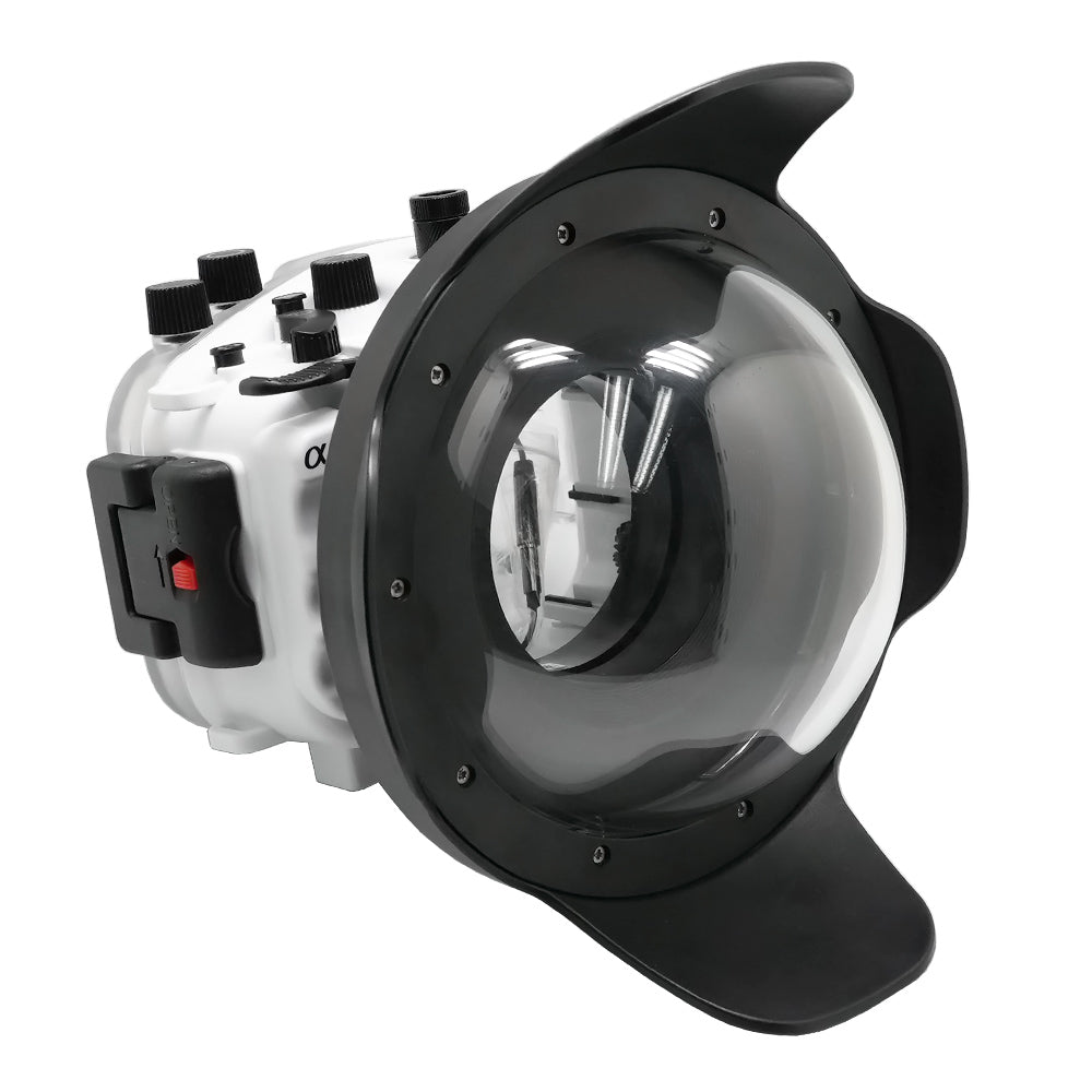 Sony A7 II NG V.2 Series UW camera housing kit with 8" Dome port (Including standard port). White
