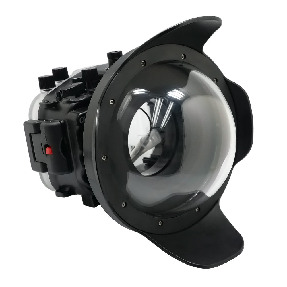 Sony A7 II NG V.2 Series UW camera housing kit with 8" Dome port (Including standard port). Black