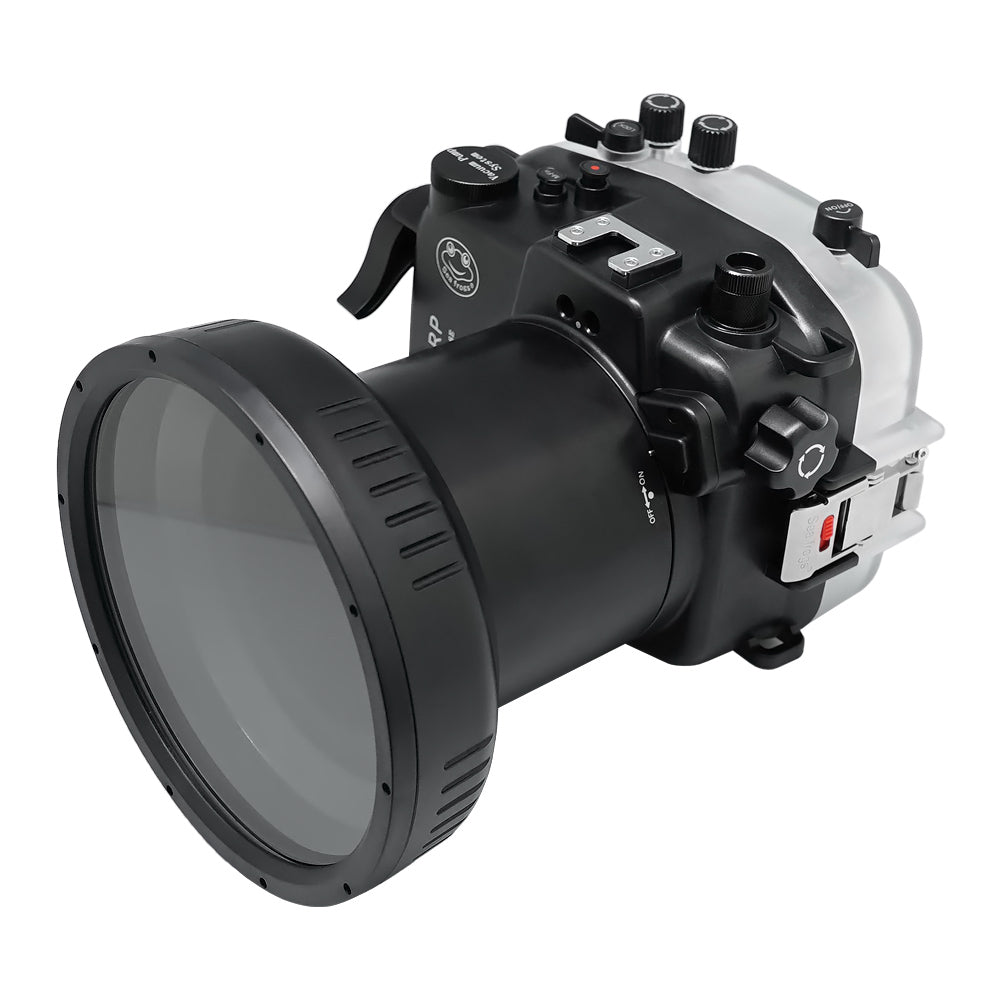 SeaFrogs 40m/130ft Underwater camera housing for Canon EOS RP with Flat Long Port - Image 2