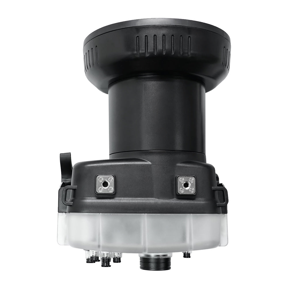 SeaFrogs 40m/130ft Underwater camera housing for Canon EOS RP kit with 6" Dry Dome Port V.2 and standard flat long port included - Image 6