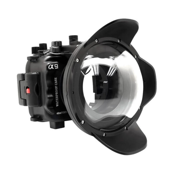 Sony A9 PRO V.3 Series UW camera housing kit with 6" Dome port V.7 (Including standard port).Black