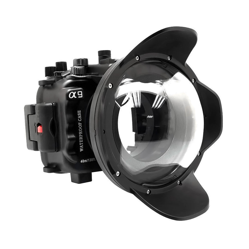 Sony A9 PRO V.3 Series UW camera housing kit with 6" Dome port V.7 (Including standard port).Black
