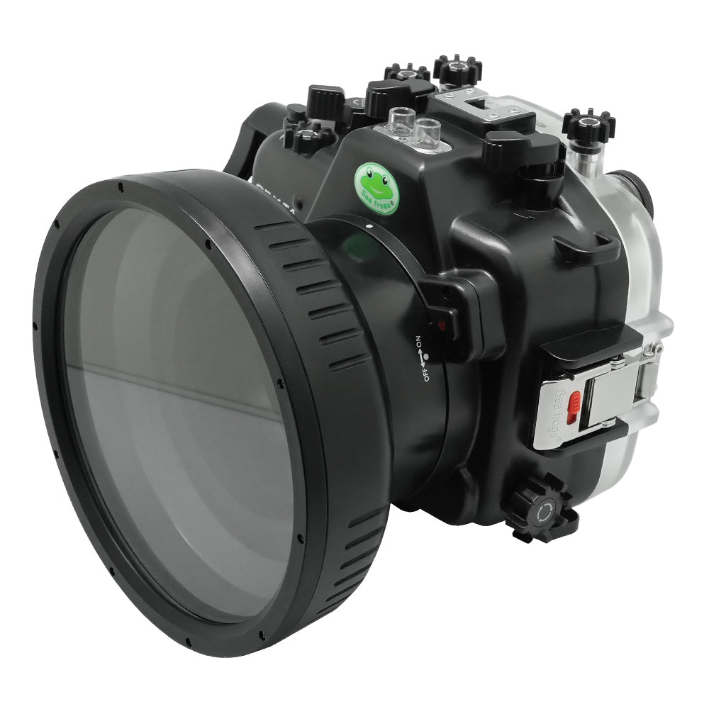 Fujifilm X-T4 40M/130FT Underwater camera housing with glass 6" Flat Port. XF 18-55mm/XC 16-50mm - Image 2