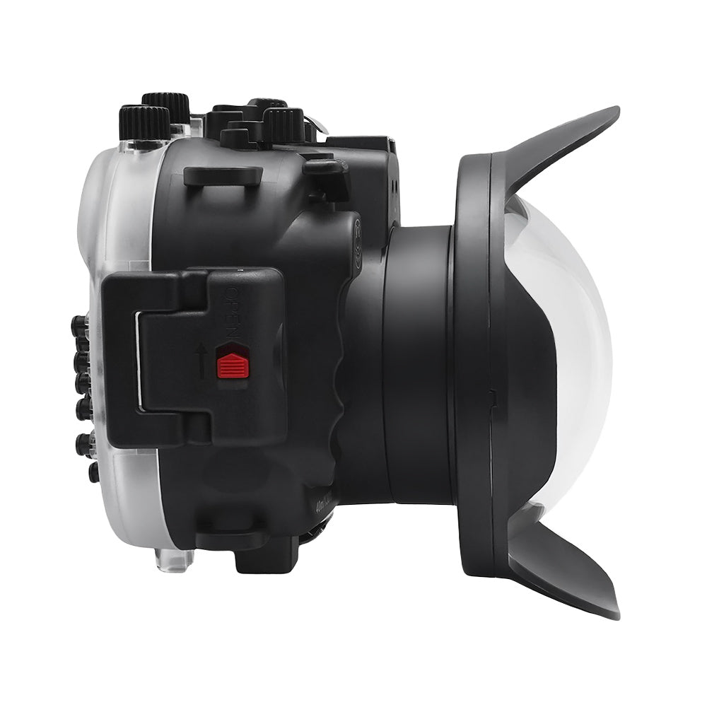 Fujifilm X-T2 40M/130FT Underwater camera housing kit with SeaFrogs Dry dome port V.1 - Image 2