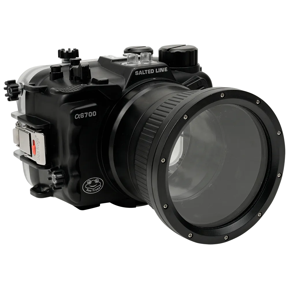Salted Line Sea Frogs Underwater Camera Housing for Sony A6700 with 4'' Glass Flat Port - Image 6