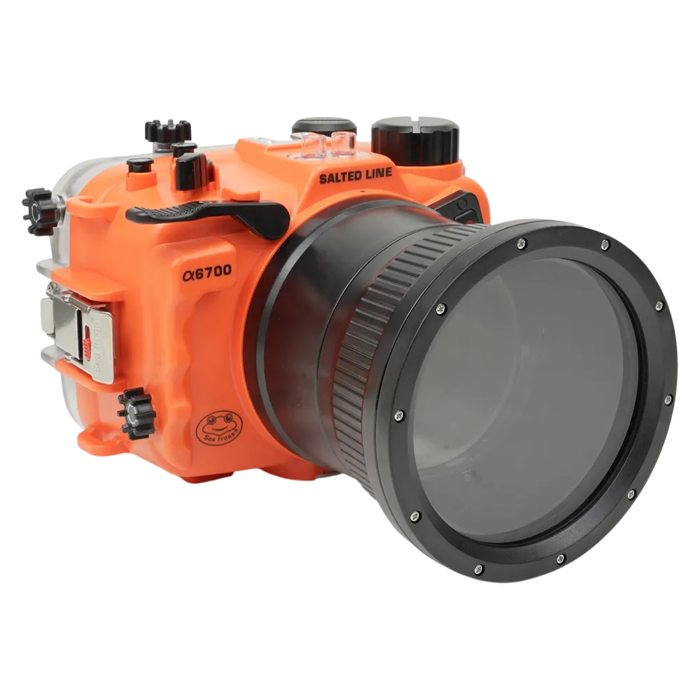Salted Line Sea Frogs Underwater Camera Housing for Sony A6700 with 4'' Glass Flat Port - Image 2