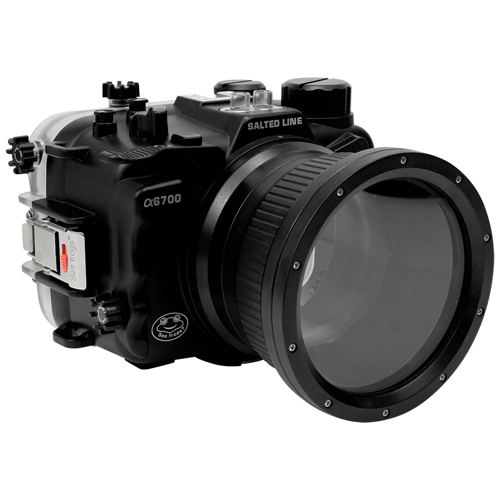 Salted Line Sea Frogs Underwater Camera Housing for Sony A6700 with 4'' Glass Flat Port - Image 7