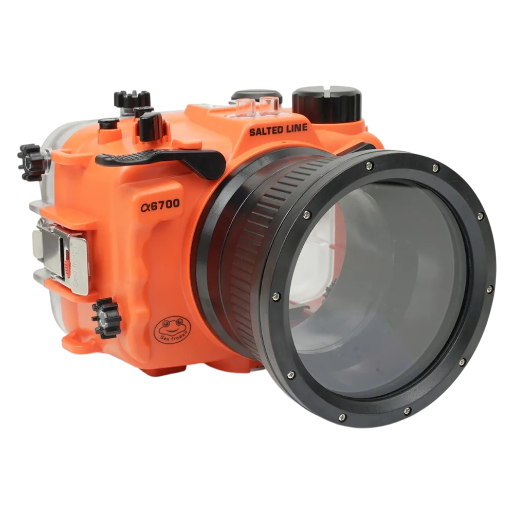 Salted Line Sea Frogs Underwater Camera Housing for Sony A6700 with 4'' Glass Flat Port - Image 3