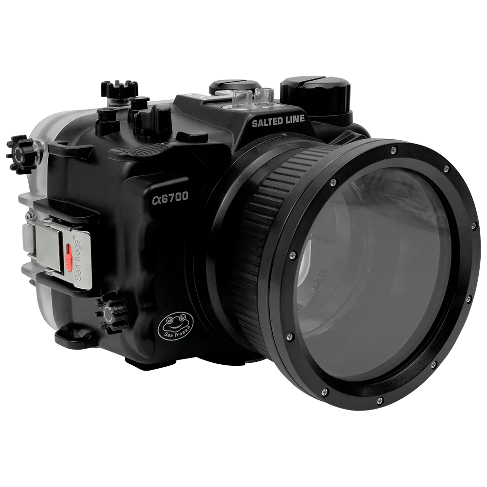 Salted Line Sea Frogs Underwater Camera Housing for Sony A6700 with 4'' Glass Flat Port - Image 8