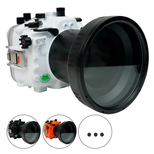 Salted Line Sea Frogs Underwater Camera Housing for Sony A7III/A7RIII with 6'' Glass Flat Port