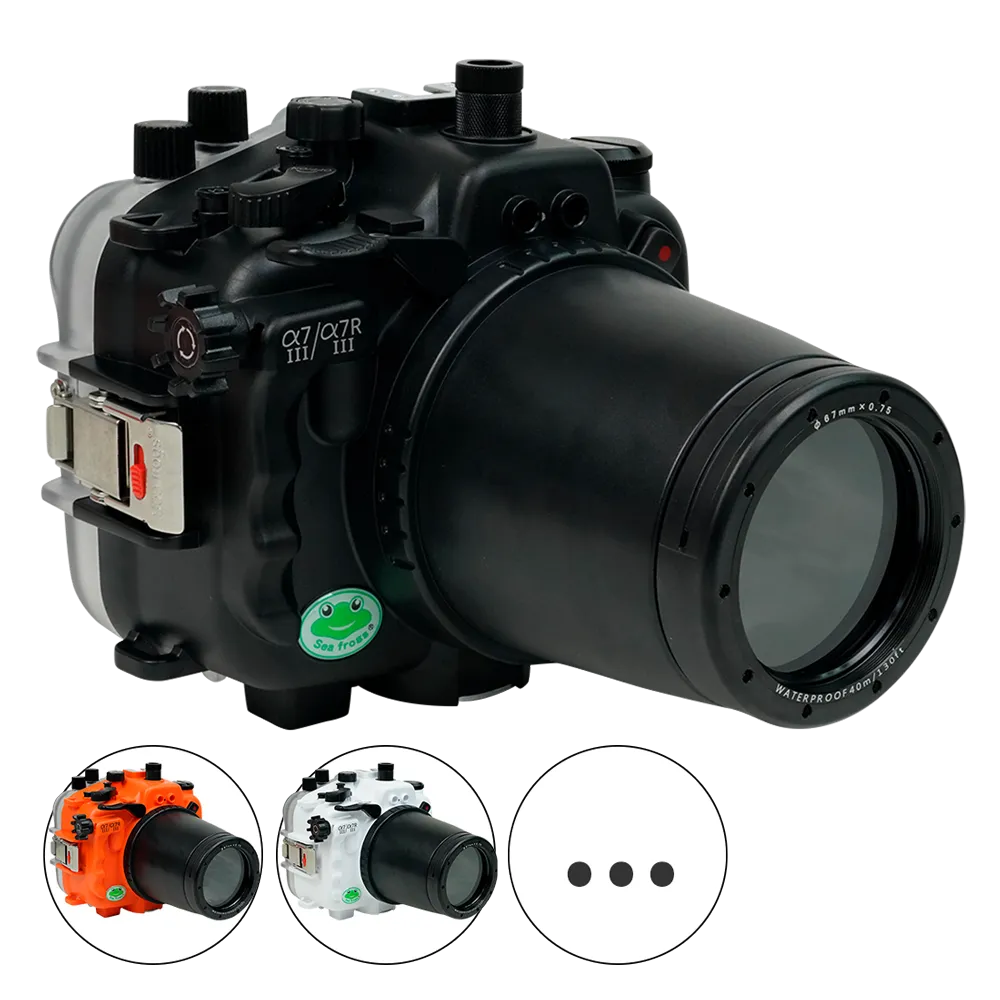 Salted Line Sea Frogs Underwater Camera Housing for Sony A7III/A7RIII with 67mm Thread Glass Flat Port - Image 5