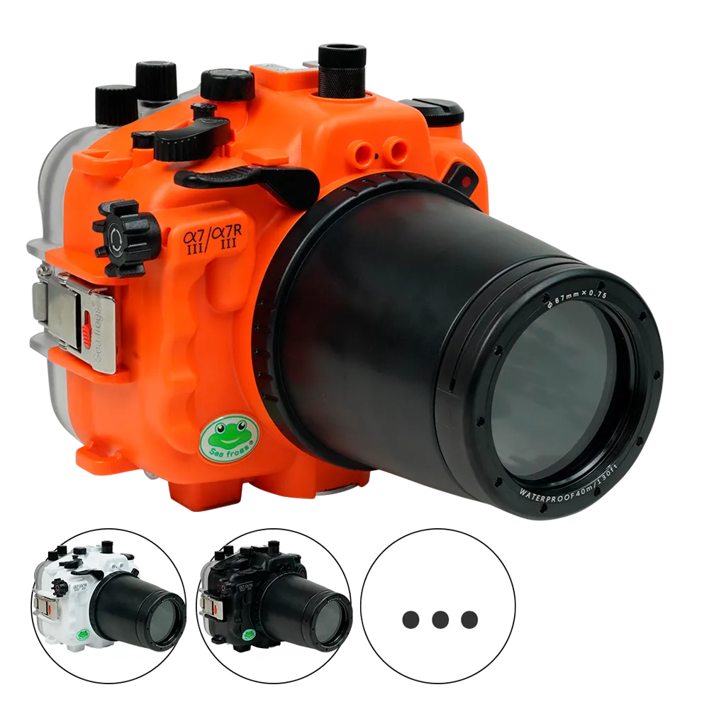 Salted Line Sea Frogs Underwater Camera Housing for Sony A7III/A7RIII with 67mm Thread Glass Flat Port - Image 13