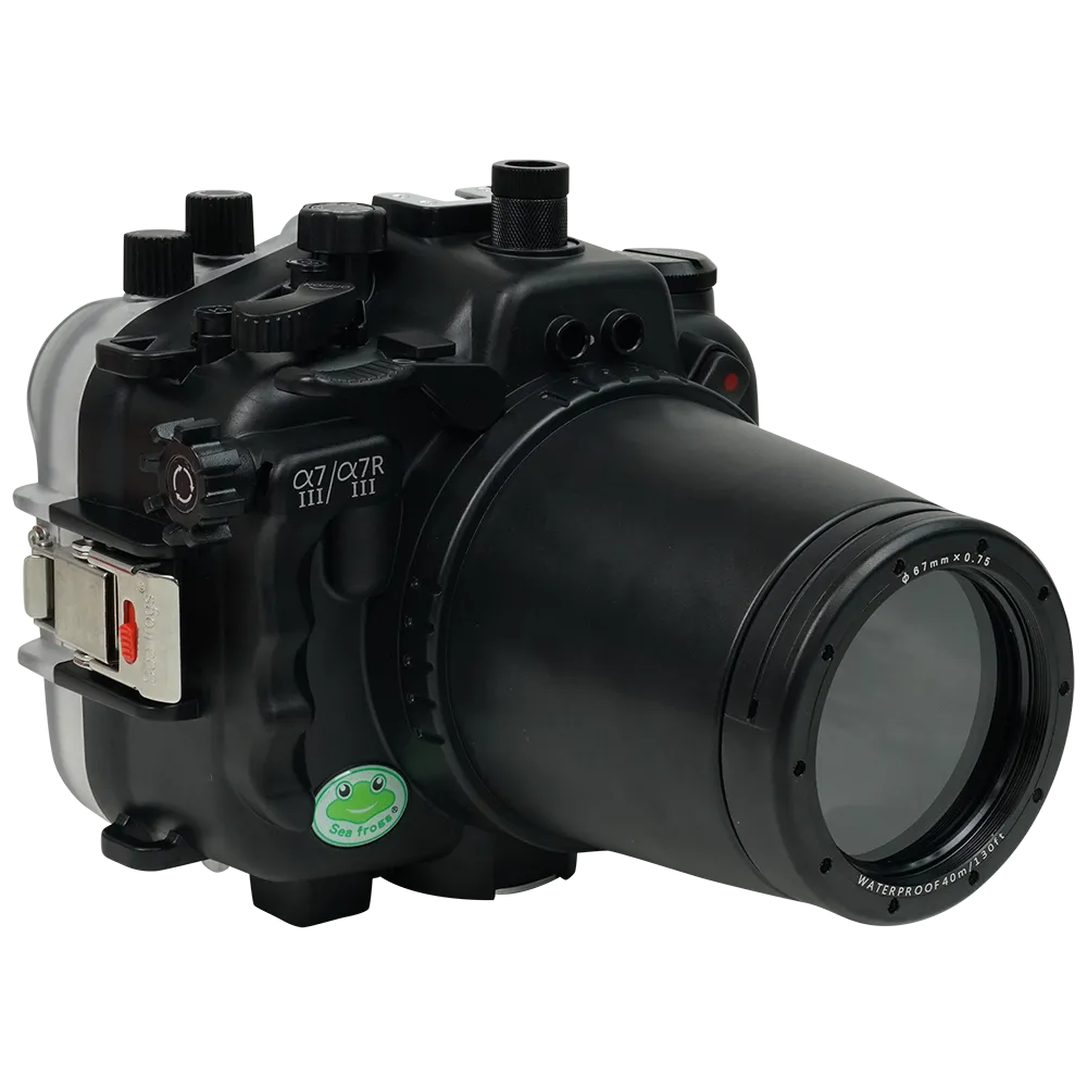 Salted Line Sea Frogs Underwater Camera Housing for Sony A7III/A7RIII with 67mm Thread Glass Flat Port - Image 6