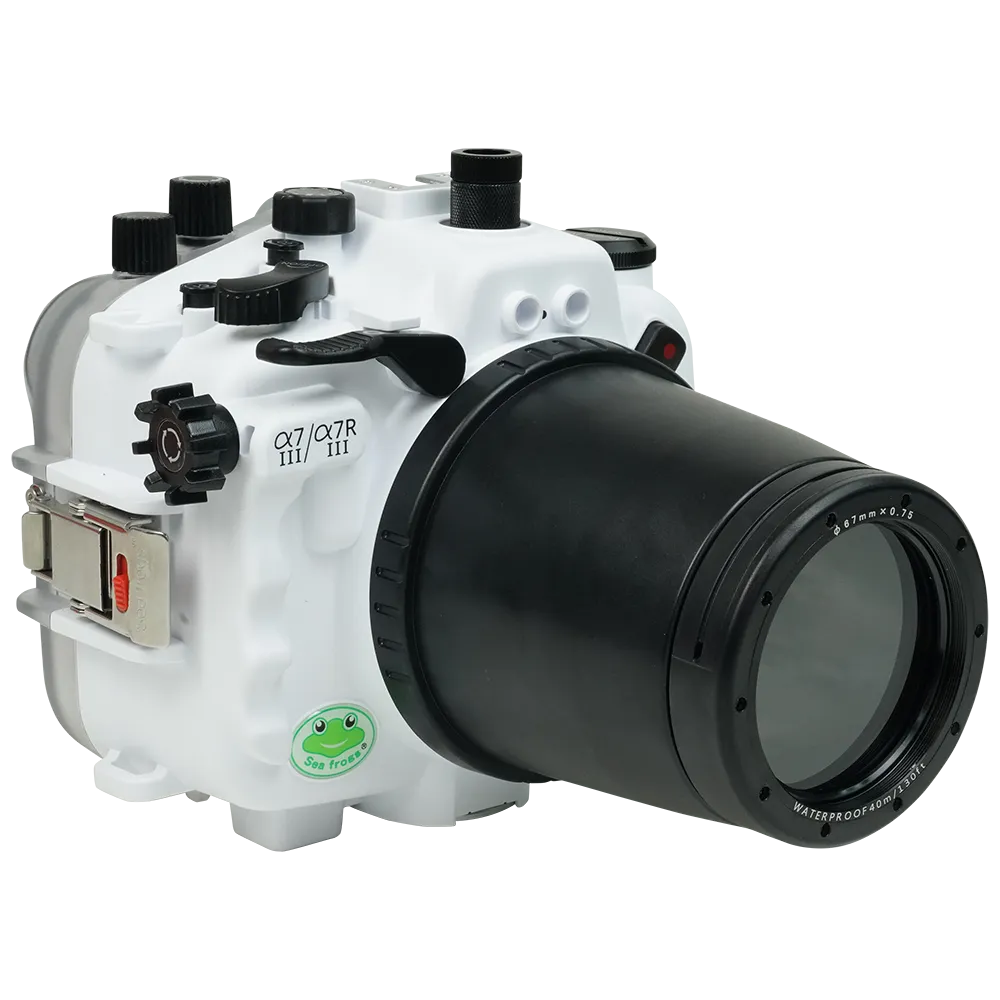 Salted Line Sea Frogs Underwater Camera Housing for Sony A7III/A7RIII with 67mm Thread Glass Flat Port - Image 22