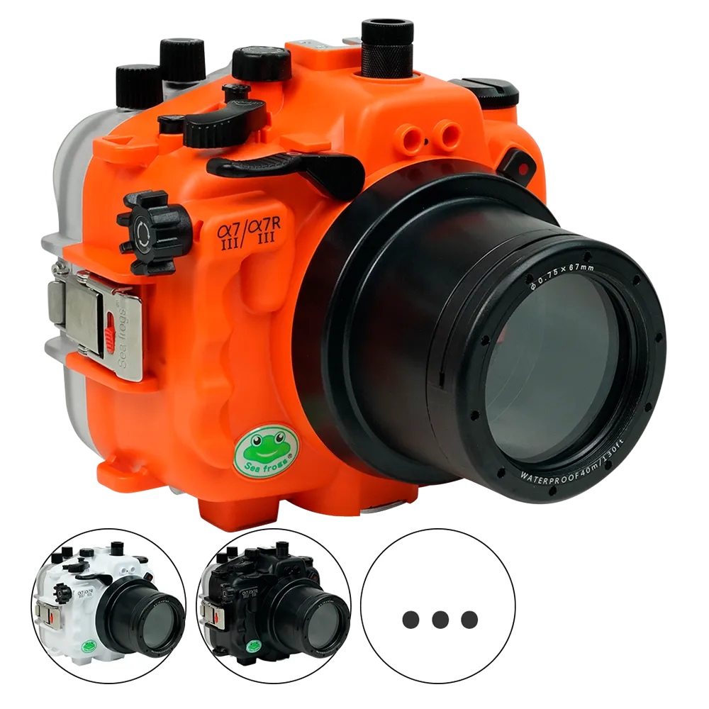 Salted Line Sea Frogs Underwater Camera Housing for Sony A7III/A7RIII with 67mm Thread Glass Flat Port - Image 11